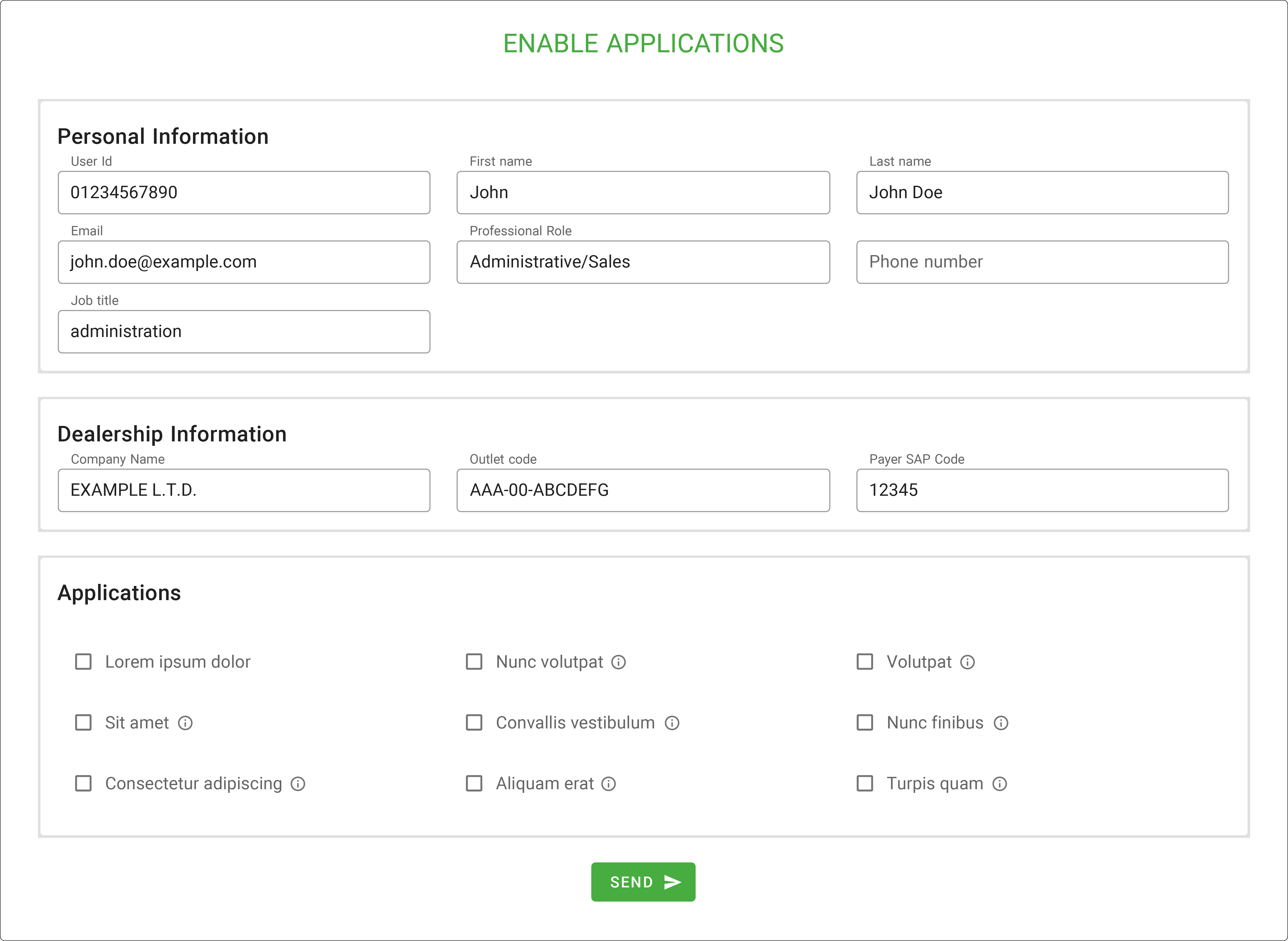 Monokee IDM/IGA Capabilities - Monokee Request Manager - Application request example